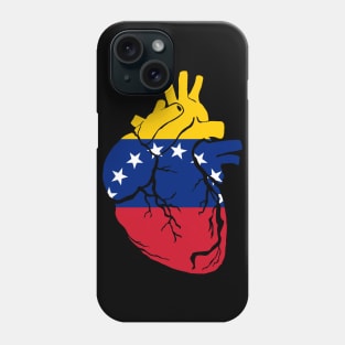 Venezuelan flag heart Phone Case