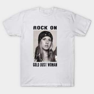 Stevie Nicks - GOLD DUST WOMAN - Lyrics Men's T-Shirt