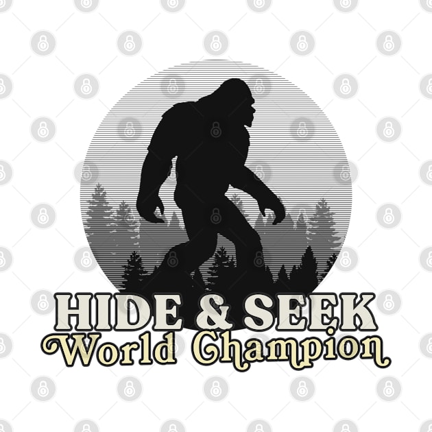 Retro Bigfoot Hide & Seek World Champion by DankFutura