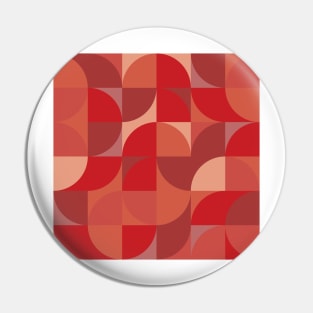 Modern Geometric (Red Pepper) Pin