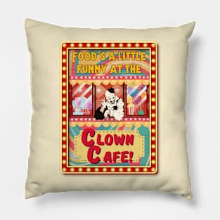Clown Cafe with Art the Clown ! Pillow