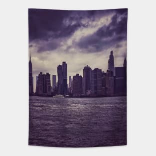 Manhattan Skyscrapers Skyline New York City Tapestry