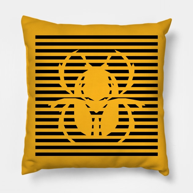 ancient egyptian symbol of god khepri Pillow by In_Design_We_Trust