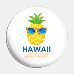 2023 Hawaii Vacation Pineapple Pin