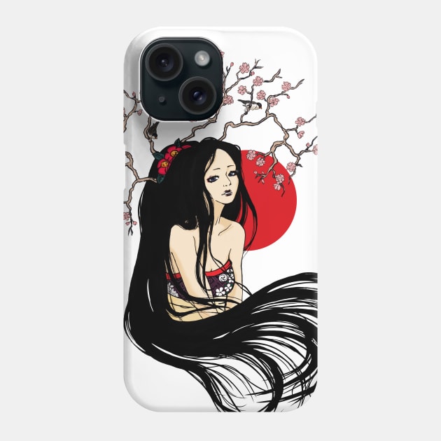 Spring geisha Phone Case by Spedy1993