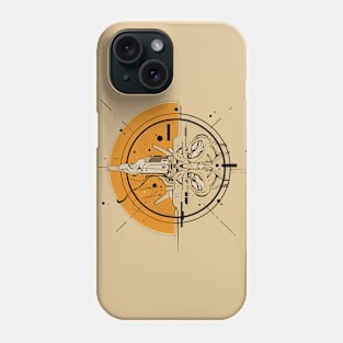 Abstract Art Forms Circle Phone Case