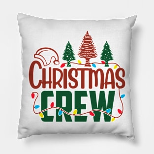 Christmas Crew Squad Family Matching Pajamas Men Women Kids Pillow