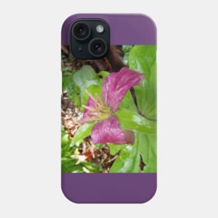 purple trillium #4 Phone Case