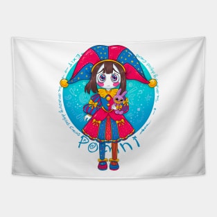 Pomni The amazing Digital Circus Tapestry