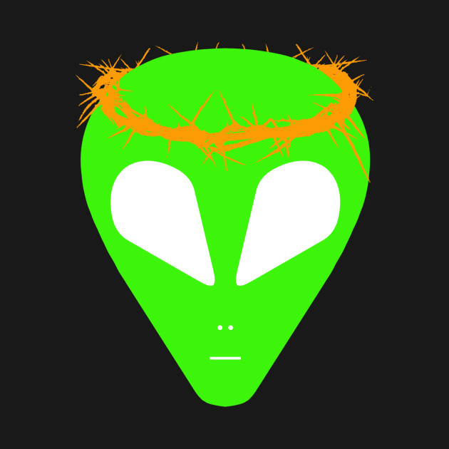 Discover Alien Jesus #4 - Sci Fi - T-Shirt