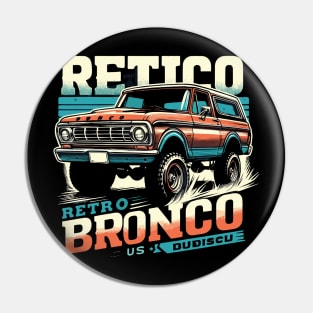 Retro Bronco Pin