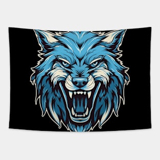 Bluw Wolf Tapestry