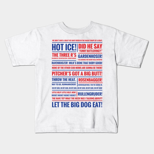 Rookie of the Year Quotes - Rookie Of The Year - Kids T-Shirt