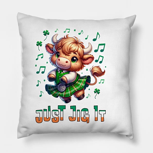 Just Jig It Pillow by Fantasy Vortex