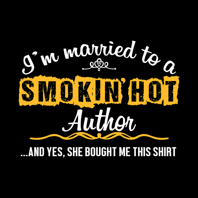 For Author's Husband Funny Gift by divawaddle