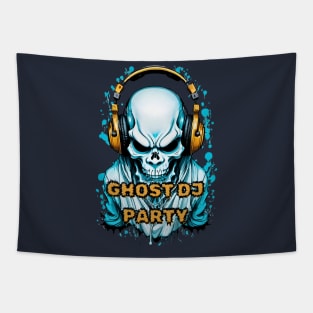 Haloween ghosts DJ party Tapestry