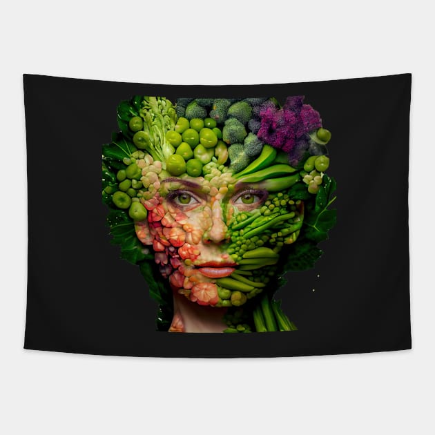 Veggies Series Tapestry by VISIONARTIST