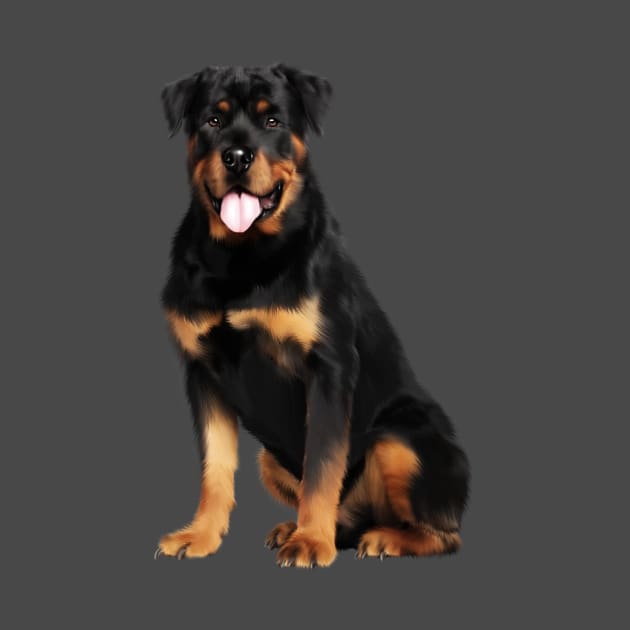 Rottweiler Dog, Dog Lover by dukito