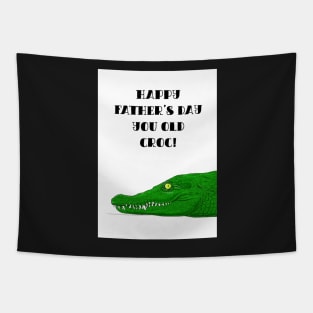 Old Croc Father's Day Tapestry