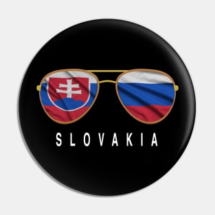 Slovakia Sunglasses, Slovakia Flag, Slovakia gift , Slovak , Pin