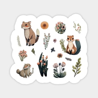 Cute nature sticker pack Magnet