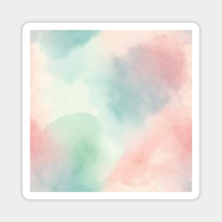 Colorful Watercolor Pattern - 07 Magnet