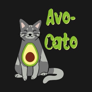 Avocato, Avocado Cat Pun T-Shirt