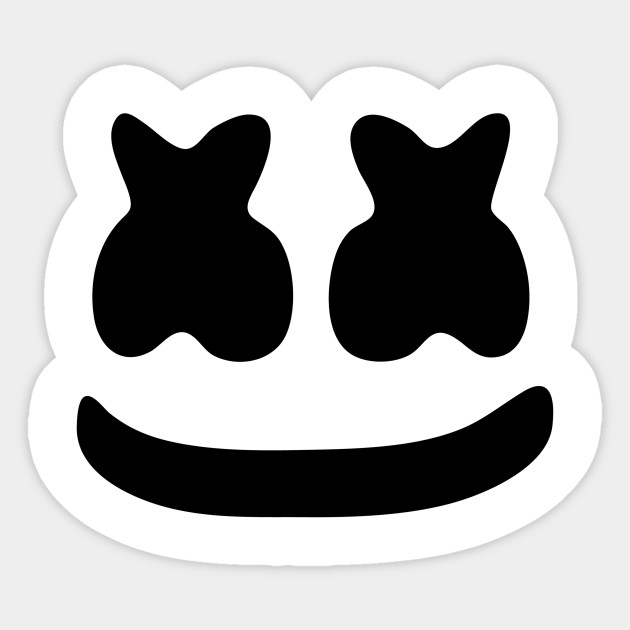 Super Mello Gang Marshmello Sticker Teepublic