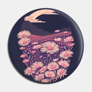 Aster Meadow Pin