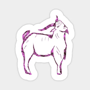 Pink Camo Goat Magnet