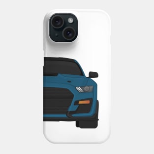 Shelby GT500 2020 Performance-Blue + Black roof Phone Case