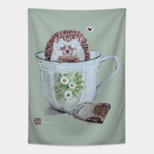 Hedgie Tea Tapestry