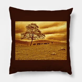 Buffalo View(European Bison) Pillow