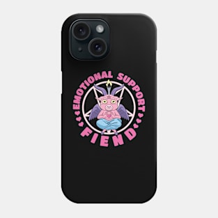 Emotional Support Fiend - Funny Devil Quotes Phone Case
