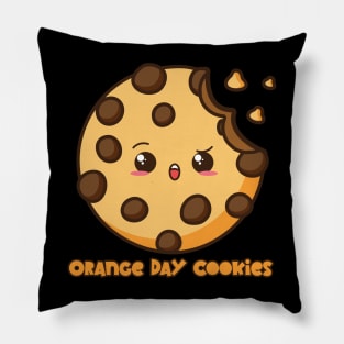 Orange Day Cookies Pillow