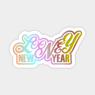 Looney New Year Magnet