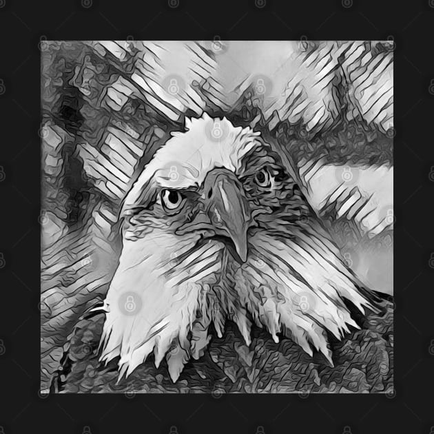 AnimalArtBW Eagle 003 by JAMFoto