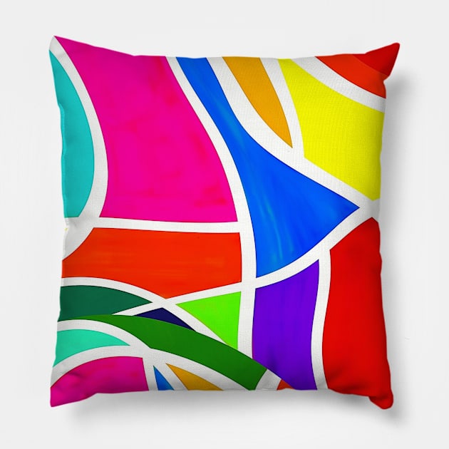 Abstraction Pillow by BSquared