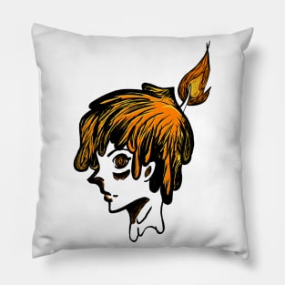 Candle Head Pillow