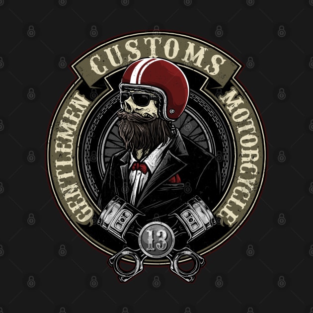 gentlemen customs motorcycle by yuystore