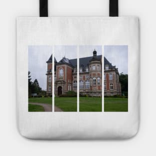 Utzschneider castle is a 20th-century castle. Between 1940 and 1944 the building was occupied by the Nazis. Rainy autumn day Tote