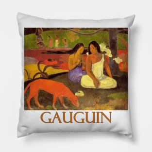 Arearea by Paul Gauguin Pillow