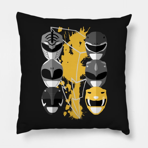 It's Morphin Time - Sabertooth Tiger Pillow by Vitalitee