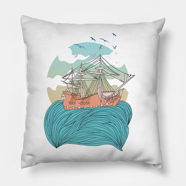 Mother Nature Pillow by fernandaschallen