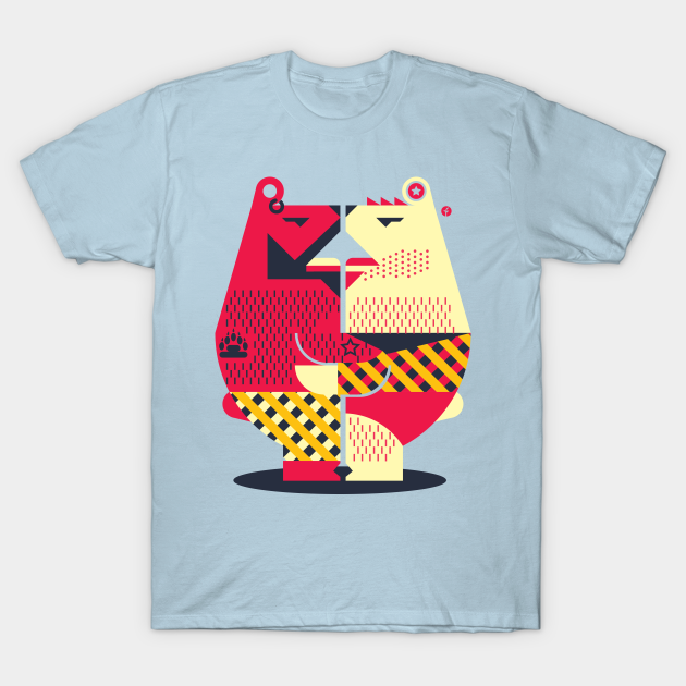 Discover Two Bears - Bear - T-Shirt