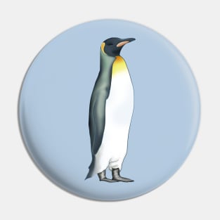 Emperor penguin original digital art Pin