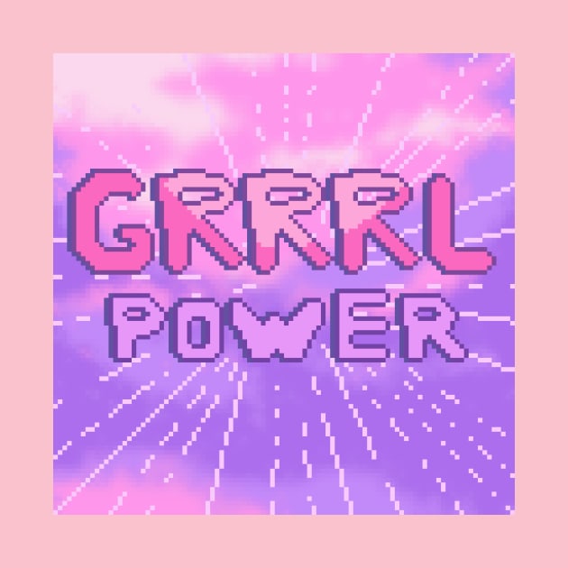 Pixel GIRL POWER by bhawanie