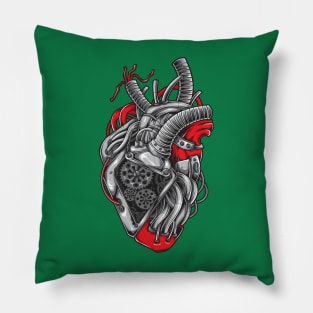 heart anatomy machine Pillow