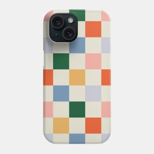 Checkerboard pattern RAINBOW Phone Case