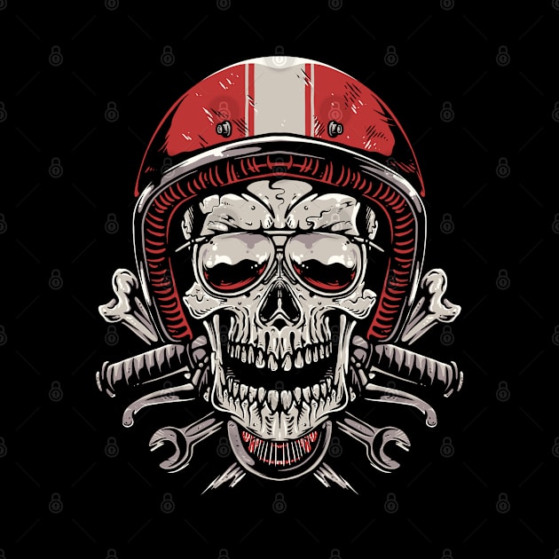Skull Biker by quilimo
